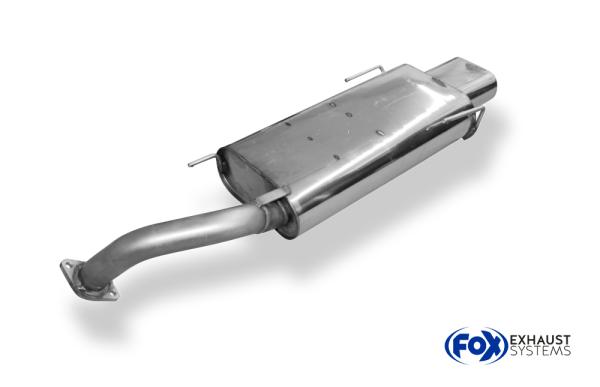 Endschalldämpfer - 160x80 Typ 53 passend für: Toyota Celica T20